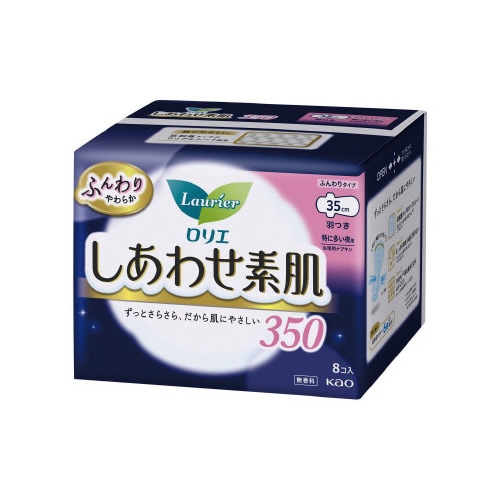 ロリエ しあわせ素肌特に多い夜用350羽×8