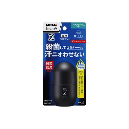 メンズビオレZ 薬用DロールオンアクアC×6