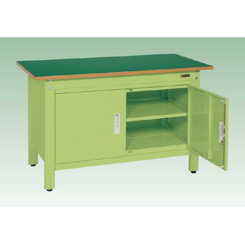 軽量一人用作業台扉付
