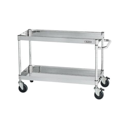 ステンレスCSパールワゴン(ダブルストッパー車輪)