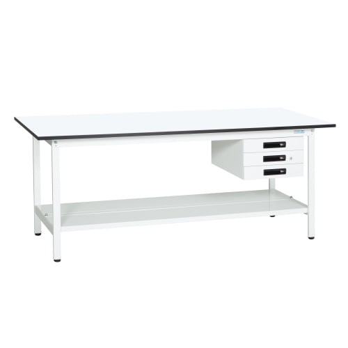 軽量作業台KAタイプ(キャビネット付・中板付)