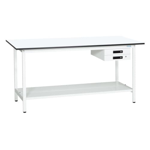 軽量立作業台KADタイプ(キャビネット付・中板付)