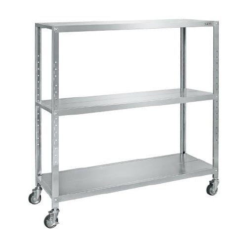 ステンレスサカエキャスターラック