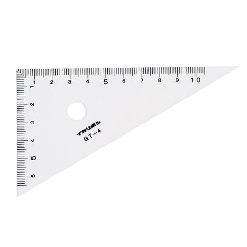 12cmがくどう三角定規(目盛10cm)×30