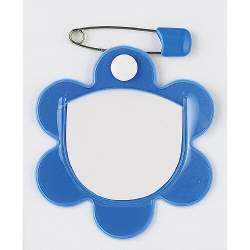 梅型名札 10P 中紙入 青