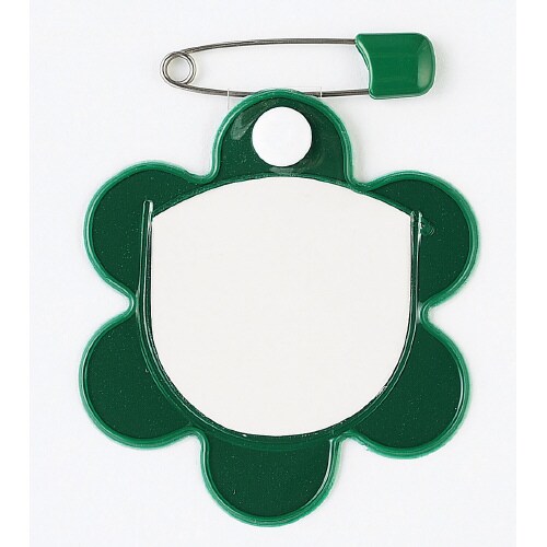 梅型名札 10P 中紙入 緑