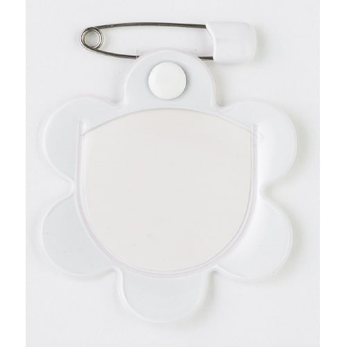 梅型名札 10P 中紙入 白