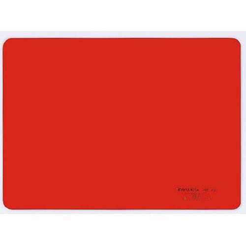 B6下敷 伝票サイズ 赤透明 塩ビ×20