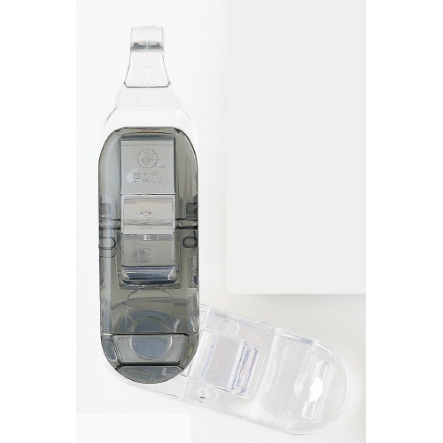 名札用パーツ マイティクリップ グレー×10