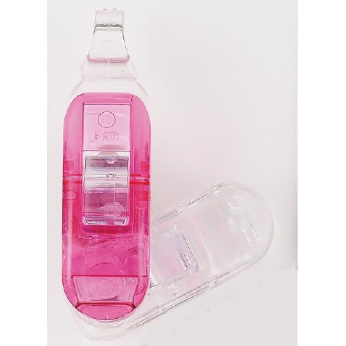 名札用パーツ マイティクリップ 赤×10