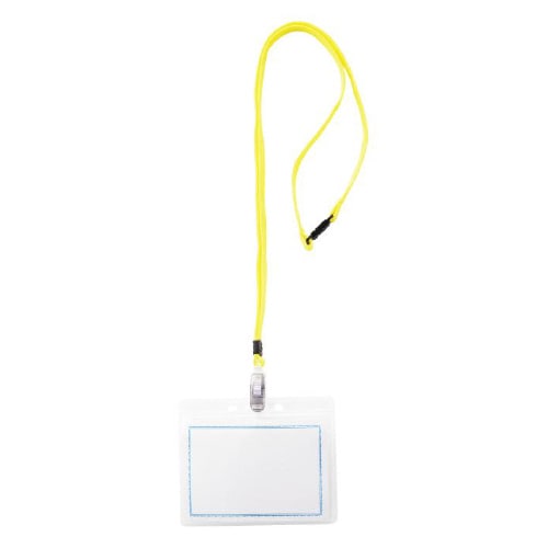 マイティループ名札ツートン 大 10個入 黄