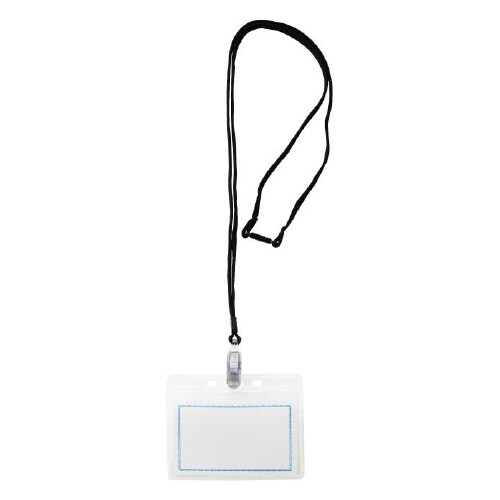 マイティループ名札ツートン 小 10個入 黒