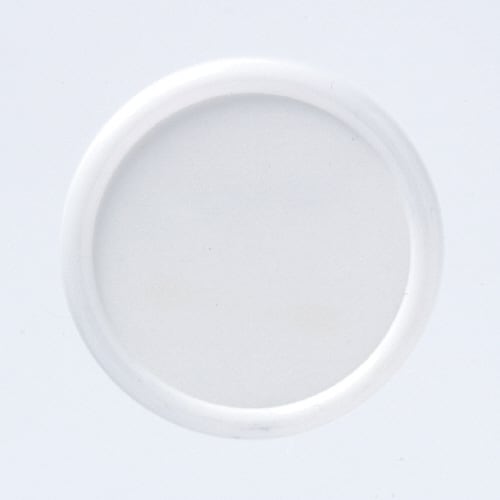 丸型名札 直径50mmピン・クリップ両用 白×10