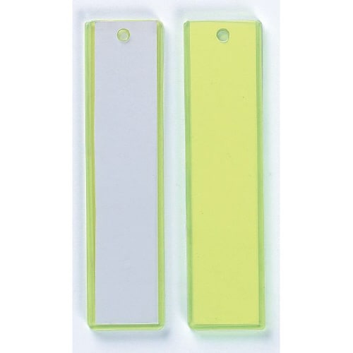 掛名札 透明+蛍光ケース式 30×120mm×50