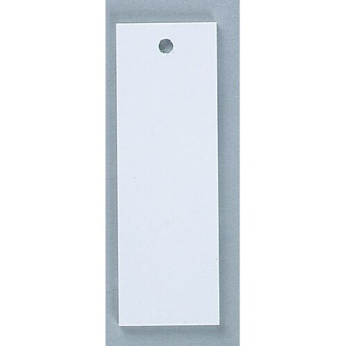 掛名札 ビニール板 白 30×90mm×50