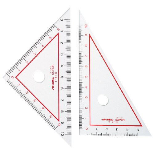 ニュースーパー定規 12cm三角定規×30
