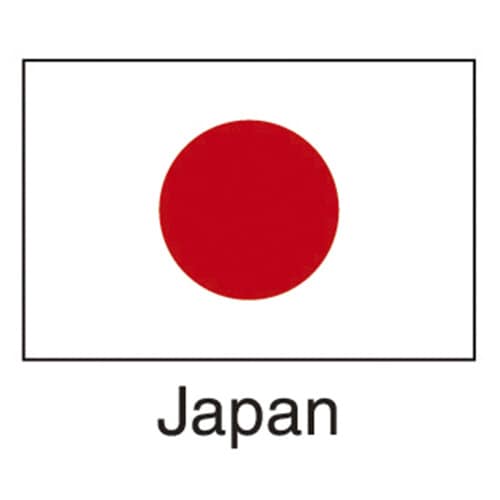 国旗シール Japan 10冊入