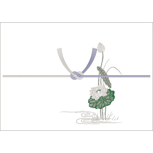 パック入のし紙 B4判 蓮 京 30冊入