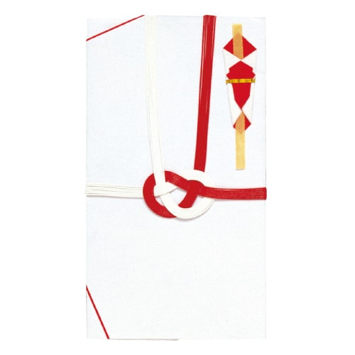 金封 大阪折 赤白七本 無字 30枚入