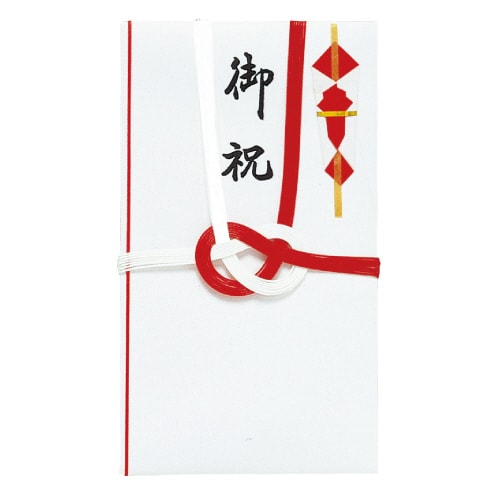 金封 東京折 赤白七本 御祝 30枚入