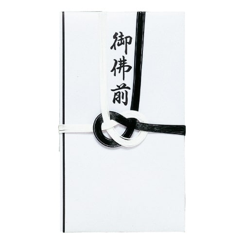 金封 東京折 黒白七本 御佛前 30枚入