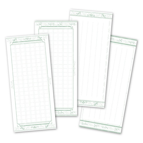 インクで綴る一筆箋 アンティーク 5冊入