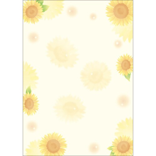 和柄用紙 和ごころ A4判 ひまわり 5冊入
