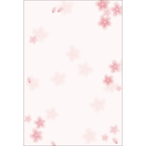 和柄用紙 和ごころ はがきサイズ 桜 5冊入