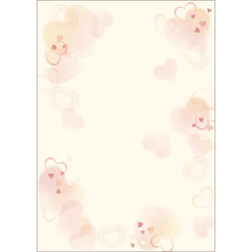 デザインペーパーフラール ハートフル 5冊入