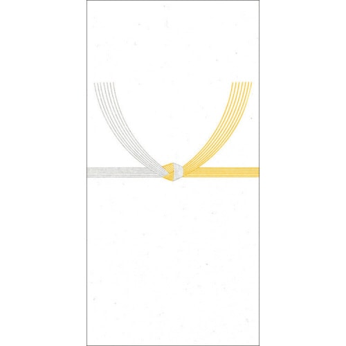 特上のし袋 万型 黄水引 無字 奉書紙 20冊入