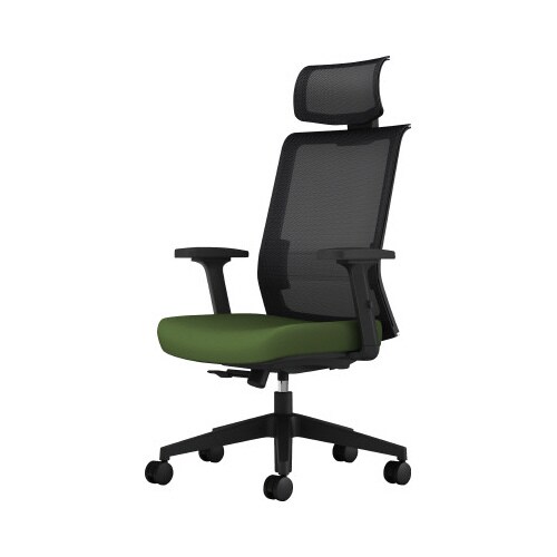 エントリー2 ヘッド、肘付/黒/緑