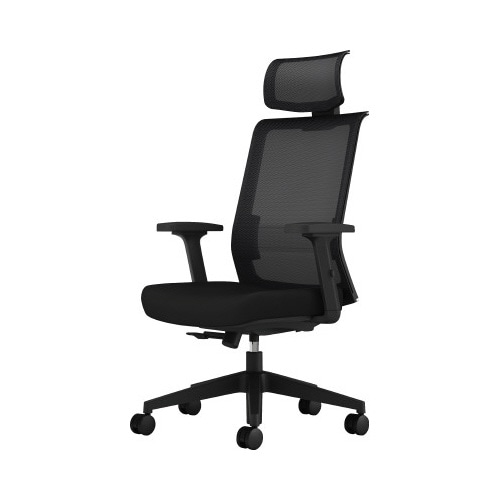 エントリー2 ヘッド、肘付/黒/黒