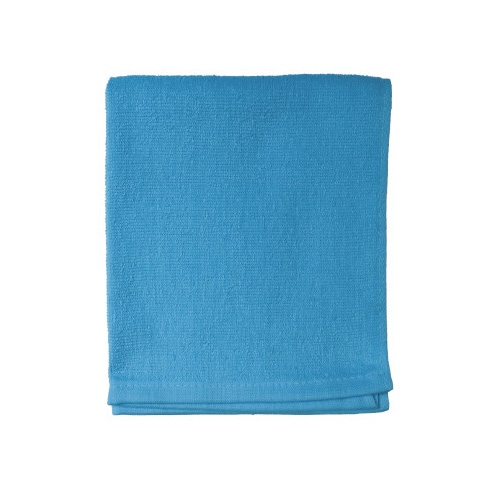 220匁抗菌カラーショートパイル ブルー 12枚入