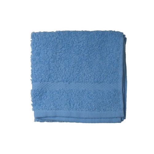 120匁カラーおしぼり 12枚入 薄ブルー