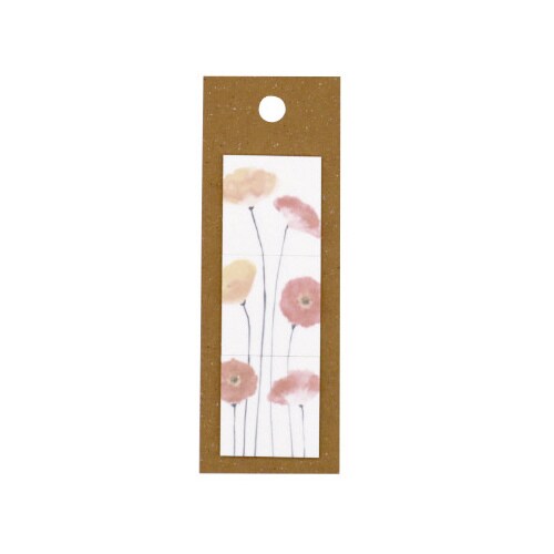 淡く透ける付箋 ポピー