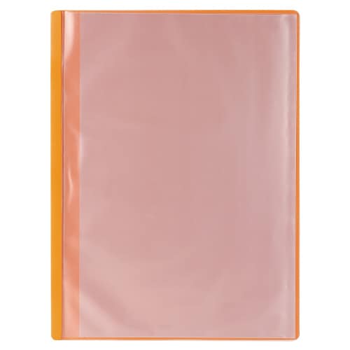 薄型クリアブックA4 横入10ポケット オレンジ