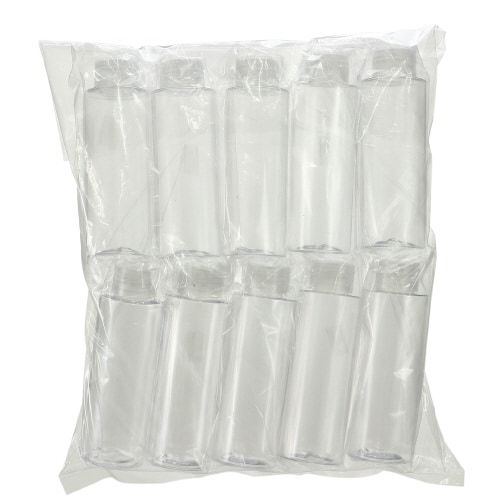 透明プラスチックボトルΦ40×120mm 10本