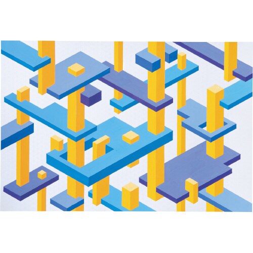 B4 斜方眼 10枚組 小