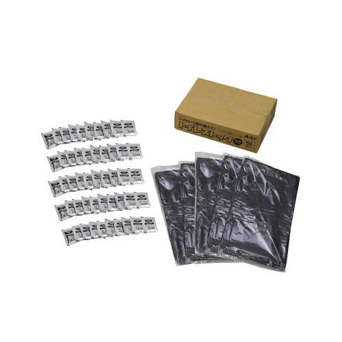 トイレストック(非常用トイレ)防臭袋付50回用