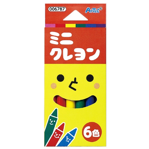 ミニクレヨン 6色