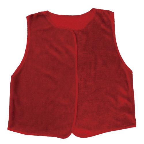 ベロアベスト Jサイズ 赤