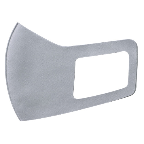 なめらかフィットマスク M ライトグレー3枚入