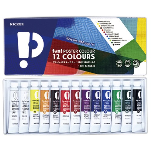 ニッカー FPC 12色13本(紙箱) FPN13