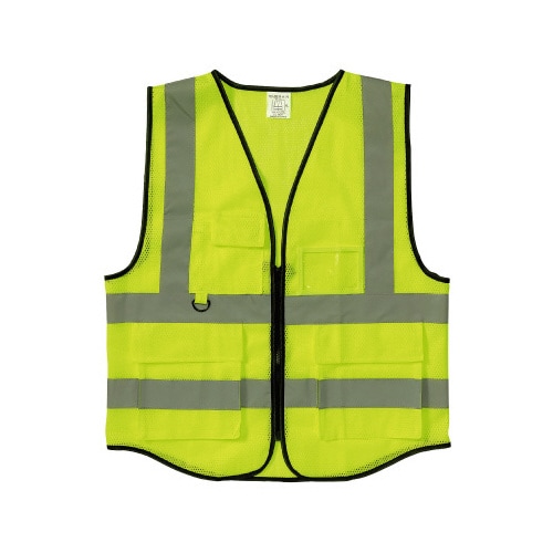 安全反射ベスト 蛍光イエロー