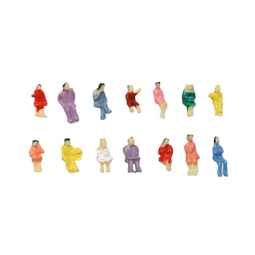 ジオラマ模型 座ってる人 1/150 10個組