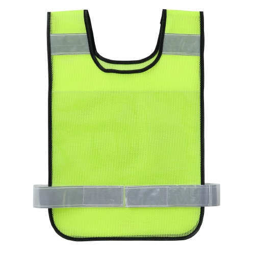 反射ビブスベスト(A4ゼッケンクリアポケット付き)