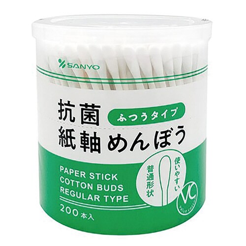 VC抗菌紙軸綿棒 200本