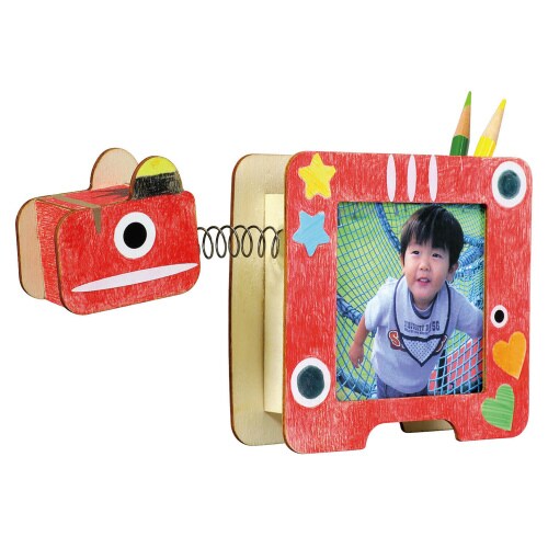 木製赤べこ小物入れ