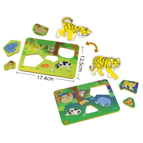 ひるよるどうぶつパズル