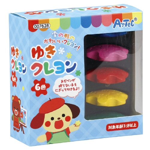 ゆきクレヨン 6色